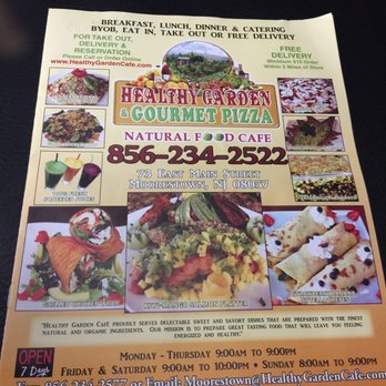 Healthy Garden Cafe Moorestown Menu Healthy Garden Cafe Moorestown Menu