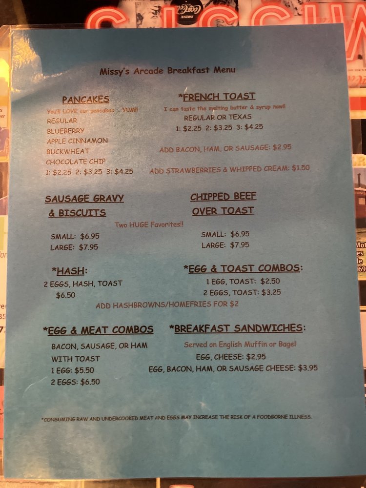 Missy's Arcade Restaurant