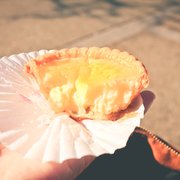 Photo of Golden Gate Bakery - San Francisco, CA, United States. Look at the flaky crust & smooth custard... oh my