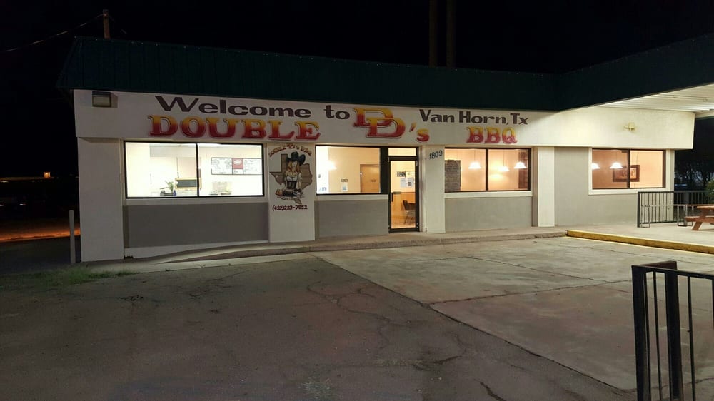 Double DD’S BBQ Barbeque 1809 W Broadway St, Van Horn, TX