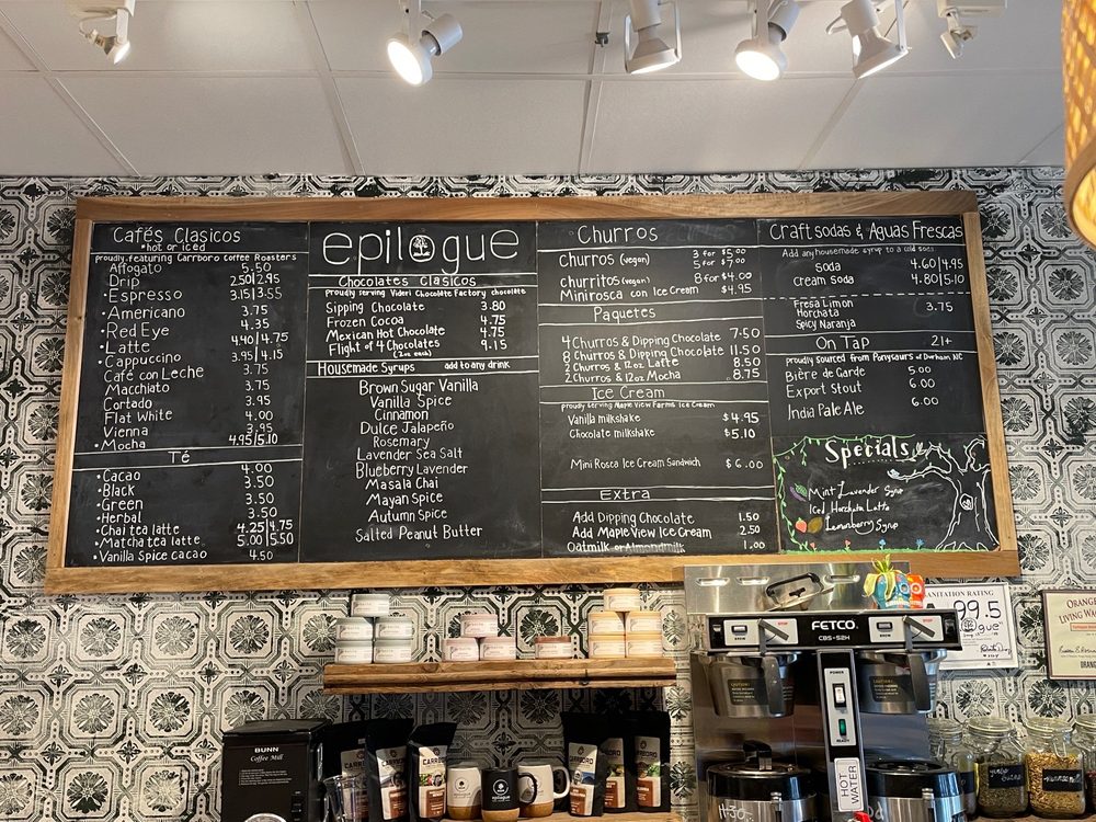 Epilogue Books Chocolate Brews