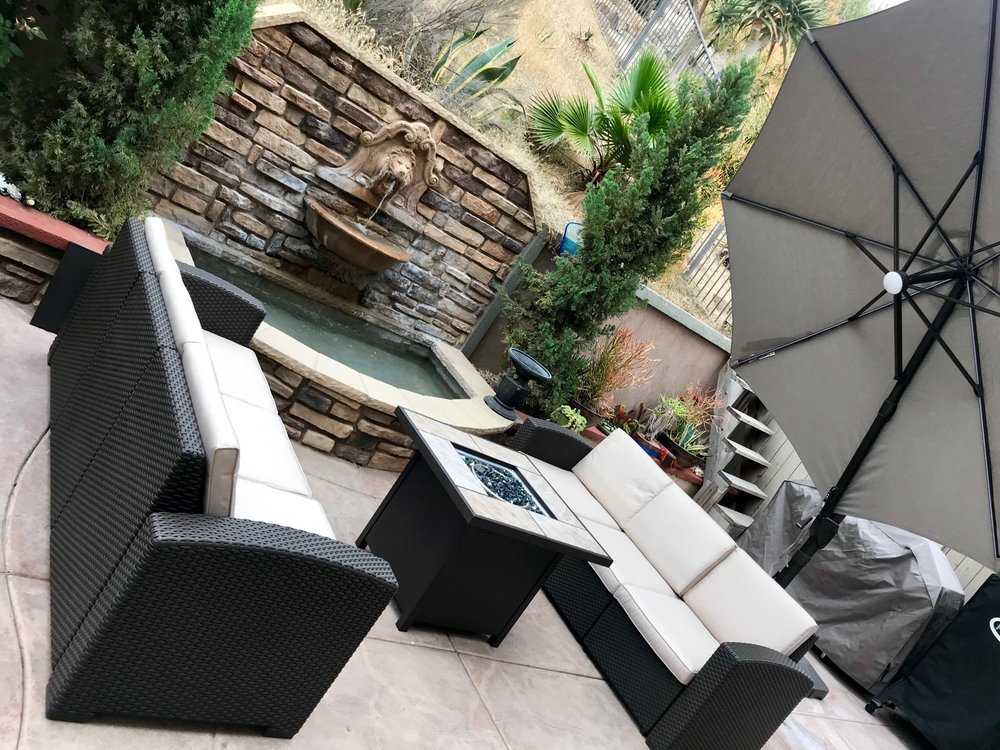 Resin Sofa Set And Fire Pit Yelp Photo Of Jr S Patio Chula Vista Ca United States Resin Sofa Set