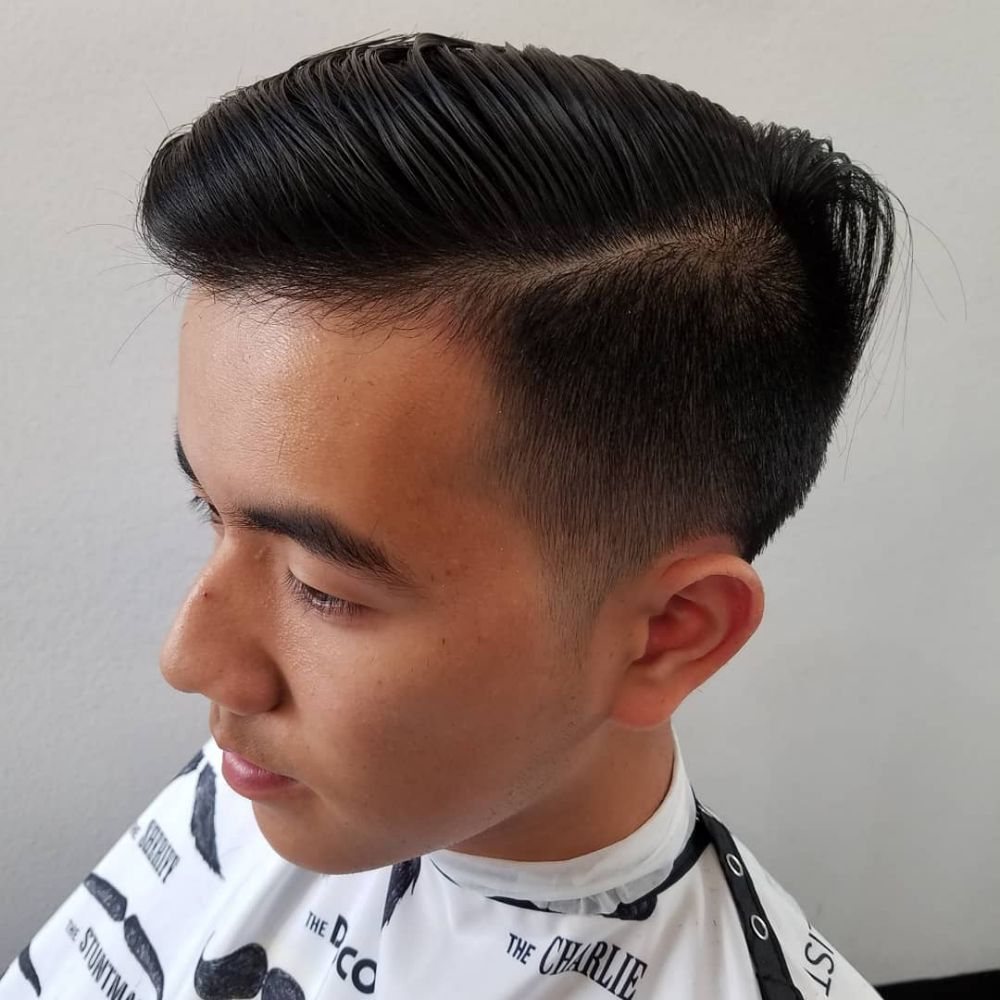 Undercut. 3 on the sides and tapered with a half. , Yelp