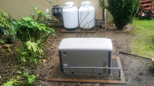 20kw Generator Installation Along With 2 120 Gal Propane Tanks In 18 Photos For W E Electric Contracting Services