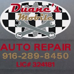 duanes mobile auto repair auto repair rancho cordova ca phone