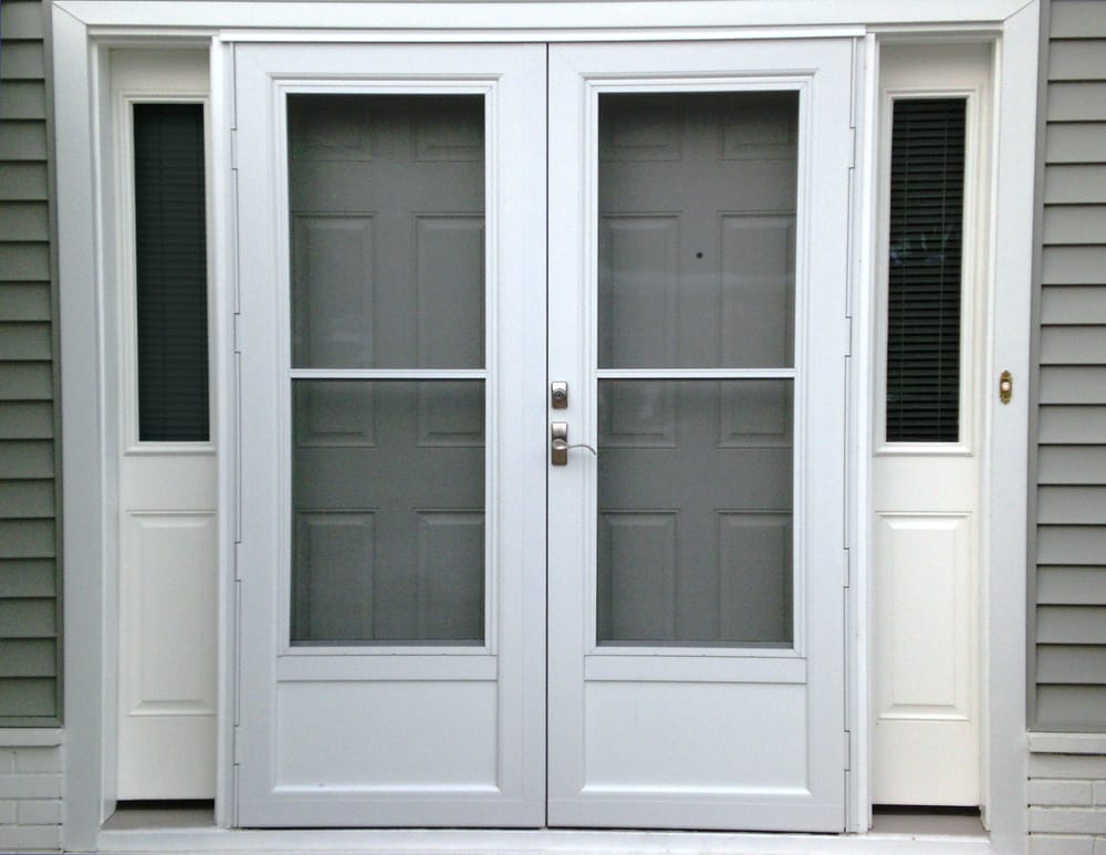 Insulated Fiberglass French Doors With Sidelites And Extruded Photo Of Matteo Residential Construction Cleveland Oh United States Insulated Fiberglass French