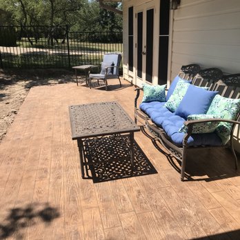 Wood Grain Stamped Concrete Patio To Look Like A Deck Wood Grain Stamped Concrete Patio To Look Like A Deck