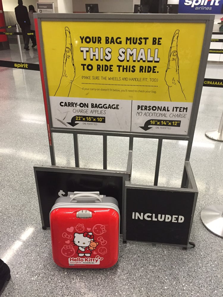 How To Bags Online For Spirit Airlines