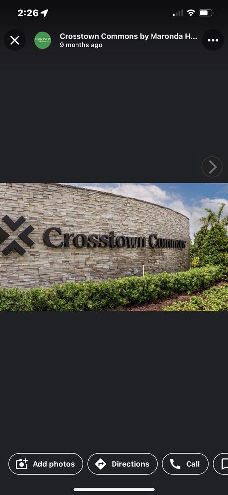 Crosstown Commons By Maronda Homes