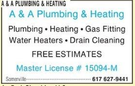 A & A Plumbing and Heating