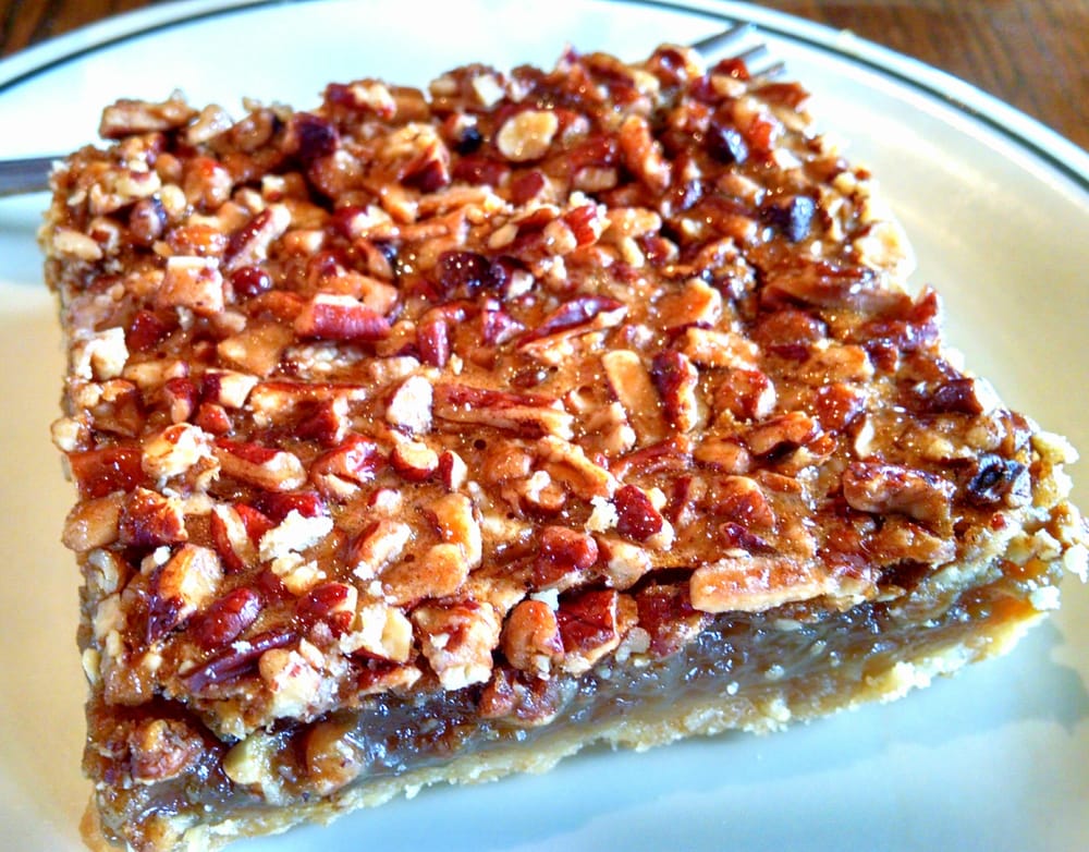 A Corner Bakery Pecan Bar Too Much Sugar It S Diabetic Coma 156 Photos For Corner Bakery Cafe