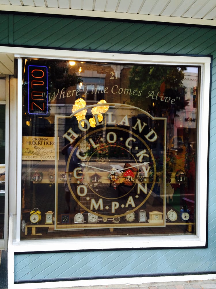 Holland Clock Company Clock Repair 21 East 8th St, Holland, MI