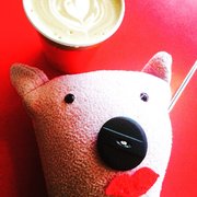 Gorilla Coffee - Brooklyn, NY, United States. Wanda loves lattes!!