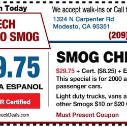 Az Tech Smog Check Stations 1324 N Carpenter Rd Photo Of Az Tech Smog Modesto Ca United States Check Station