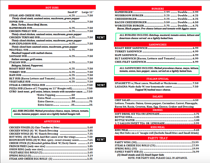 Aggie’s Steak Subs 11 Photos Sandwiches 909 W Vernon Ave, Kinston