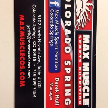 Max Muscle Sports Nutrition Colorado Springs Closed 12 Photos Photo Of Max Muscle Sports Nutrition Colorado Springs Co United States