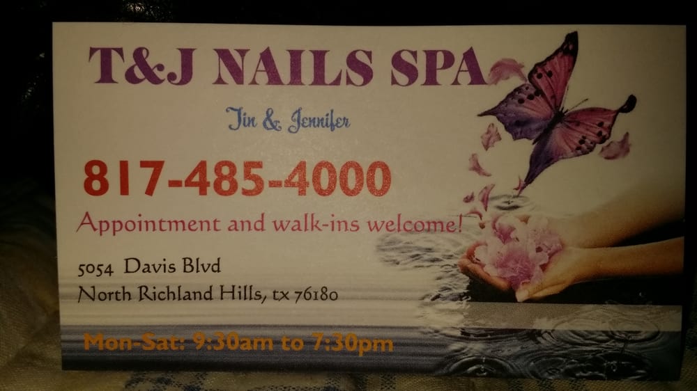 T&J Nails Spa Nail Salons 5054 Davis Blvd, North Richland Hills, TX