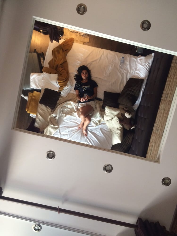 On Top Of The Bed A Mirror And About 12 Lights I Just Don T Get Photo Of Pyr Marbella Puerto B Málaga Spain On Top The