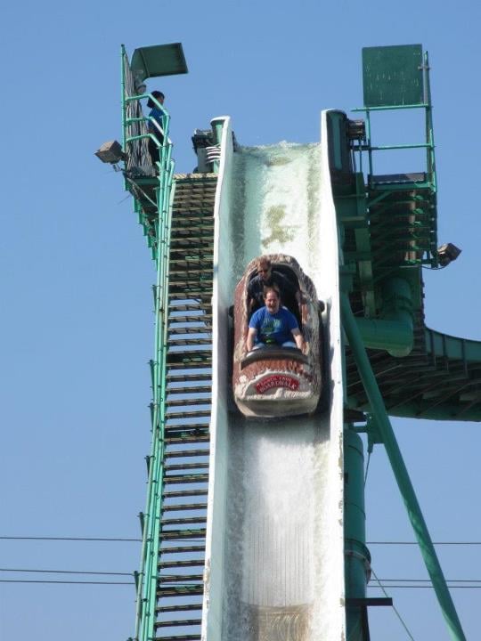 Going Down The Log Ride Yelp Photo Of Santa Cruz Beach Boardwalk Ca United States Going
