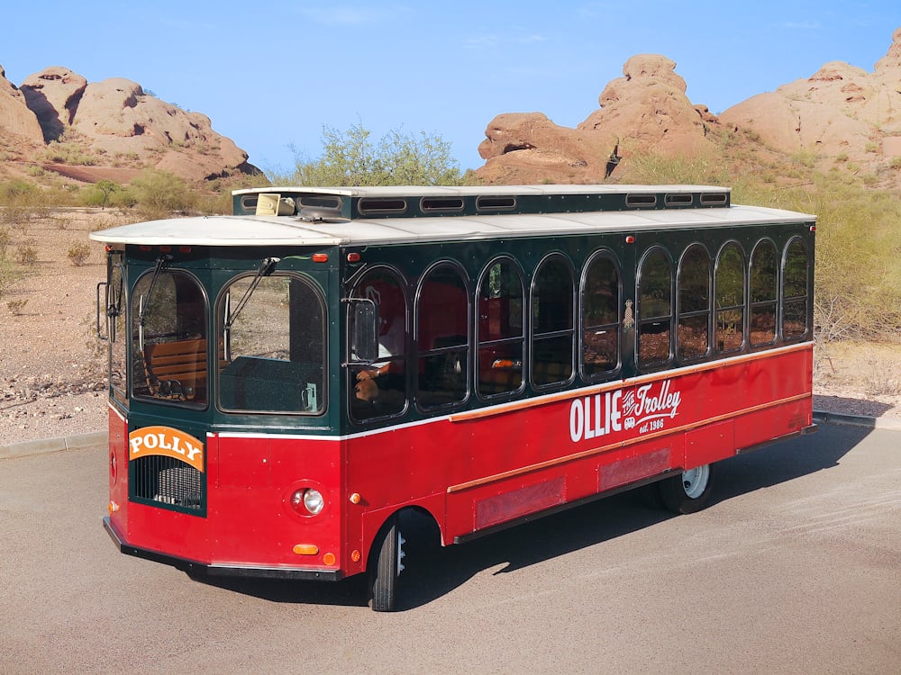 Dunn Transportation Ollie the Trolley 12 Reviews Airport Shuttles 1322 N Mcclintock Dr
