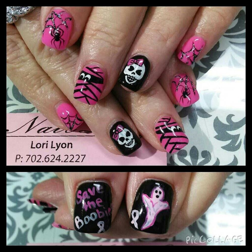 T Cancer Awareness Nails Yelp Photo Of My Nail Lady Henderson Nv United States T Cancer