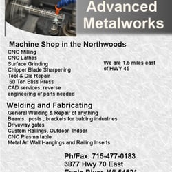 advanced metalworks metal fabricators 3877 state hwy 70 e eagle advance metal works