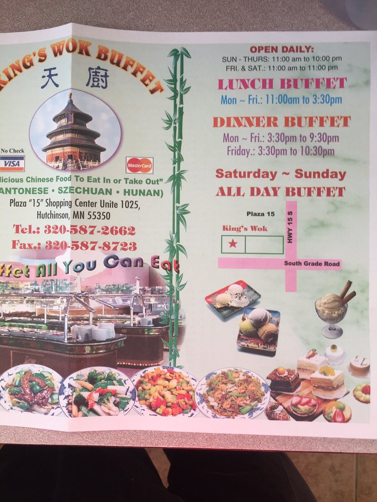 King’s Wok Chinese Restaurant 18 Photos Chinese 1025 Hwy 15 S, Hutchinson, MN Restaurant