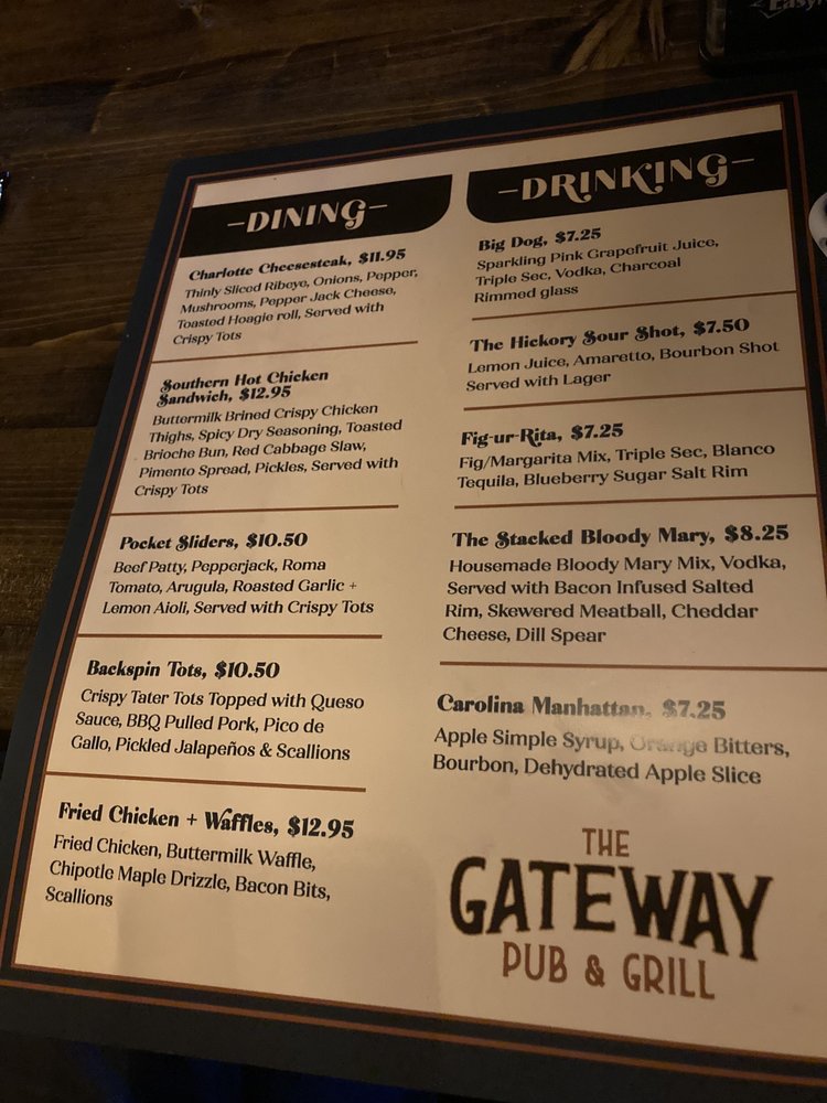 The Gateway Pub And Grill