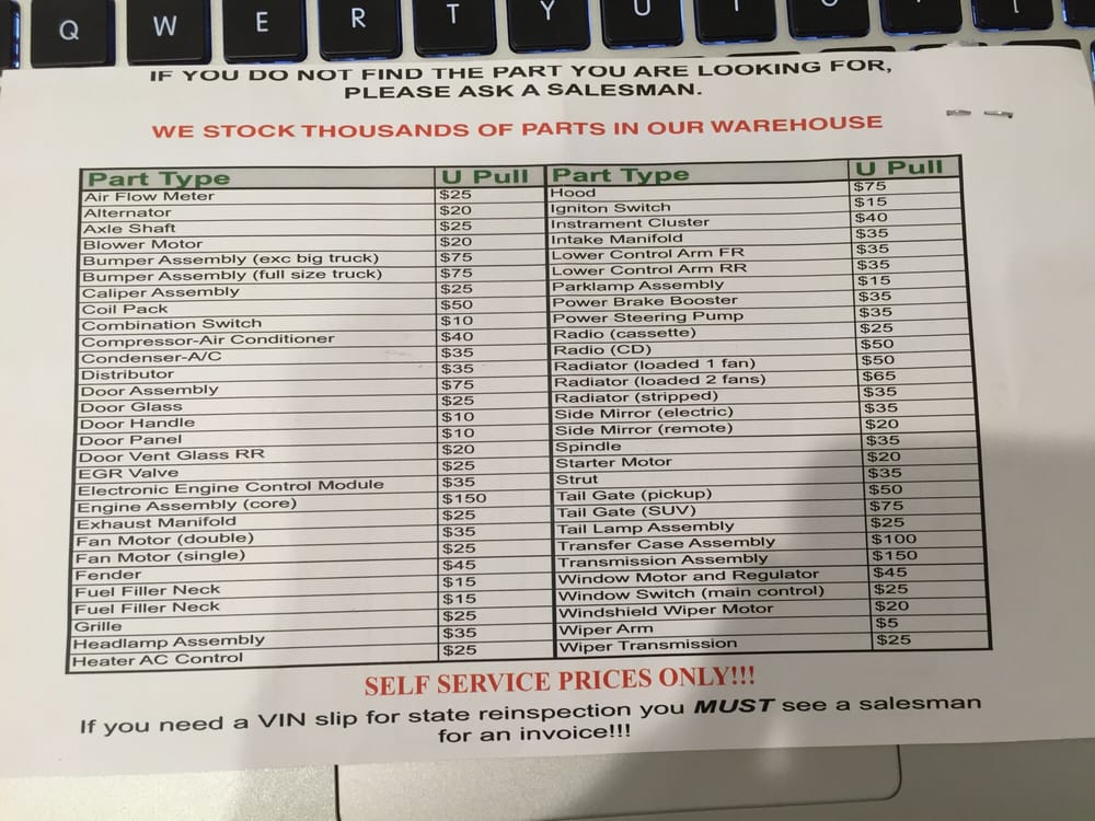 Everett’s Auto Parts 13 Reviews Auto Parts & Supplies 553