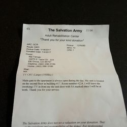 logo army how to get a salvation army donation receipt