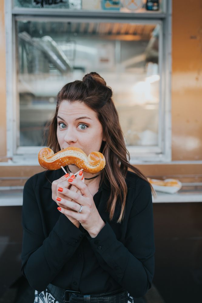 Mustache Pretzels