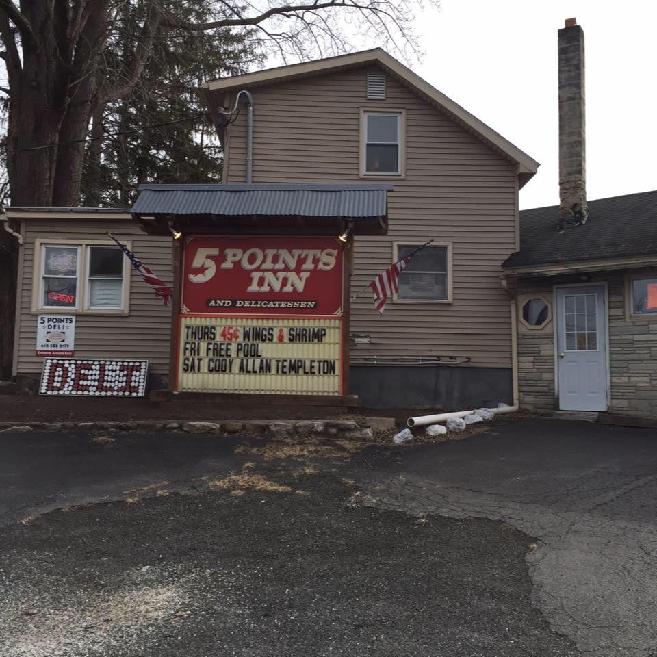 5 Points Bar, Restaurant & Deli Bars 1001 Mount Bethel Hwy, Mount