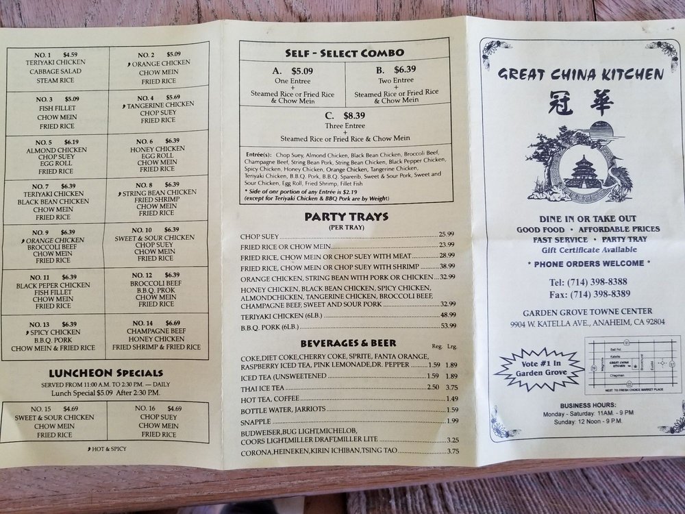 Great China Kitchen 72 Photos 143 Reviews Chinese 9904