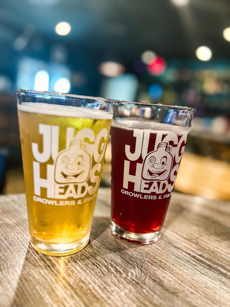 Jugg Heads Growlers and Pints