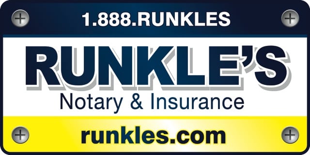 Runkle's Notary Tag Title