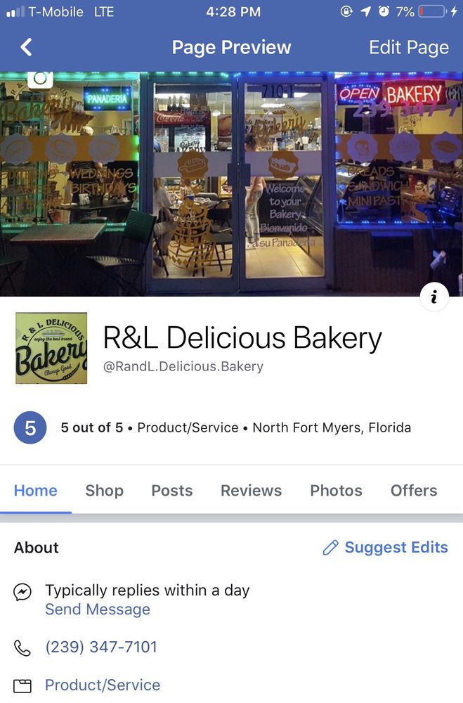 R & L Delicious Bakery