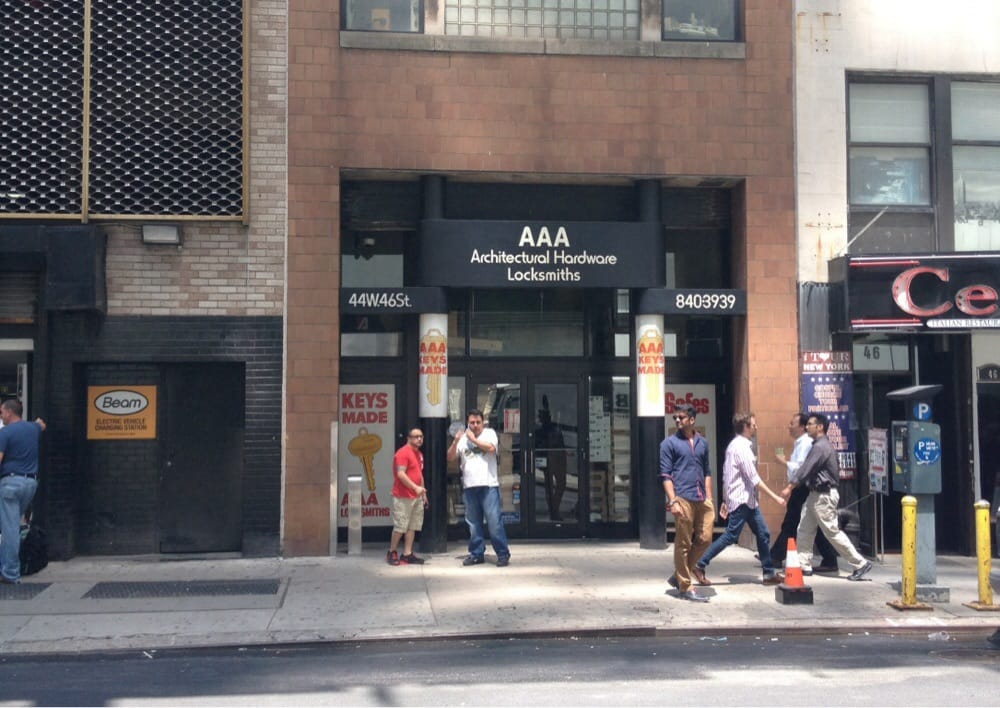 AAA Architectural Hardware 27 Reviews Keys & Locksmiths 44 W 46th