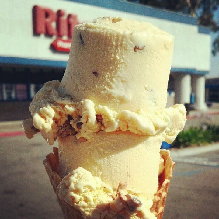 DoubleScoop Butter Pecan Waffle Cone Thrifty icecream! Yelp