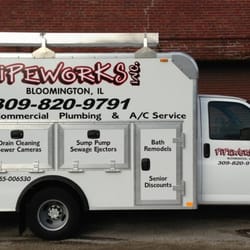 pipeworks inc plumbing 700 s gridley st bloomington il phone pipe works services inc