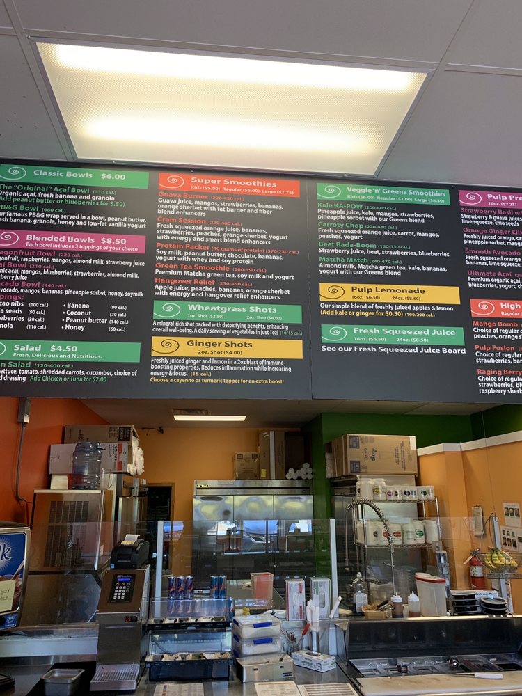 Pulp Juice And Smoothie Bar