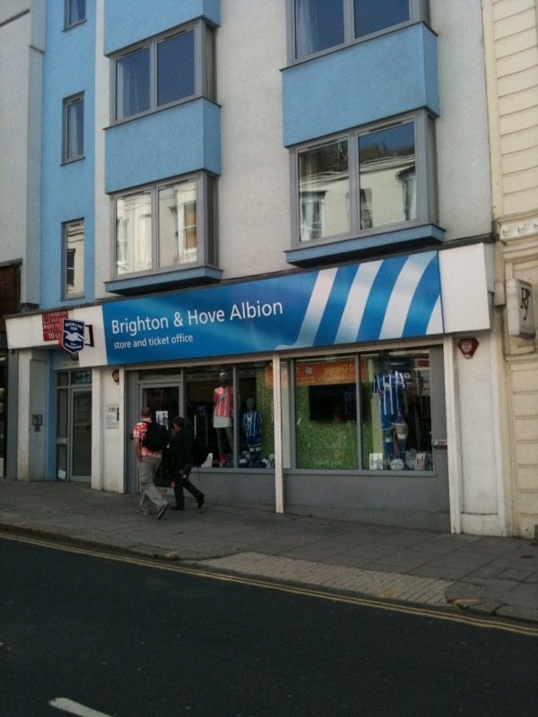 brighton and hove fc shop