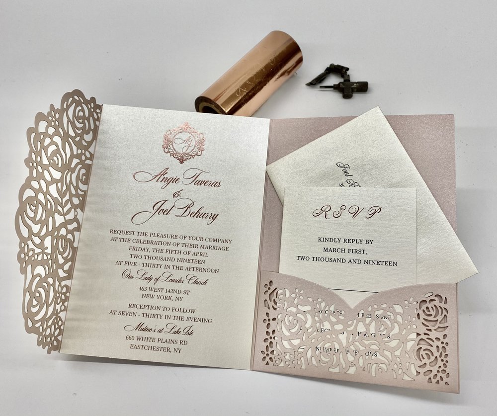 Stylish Print Foil Stamping and Letterpress