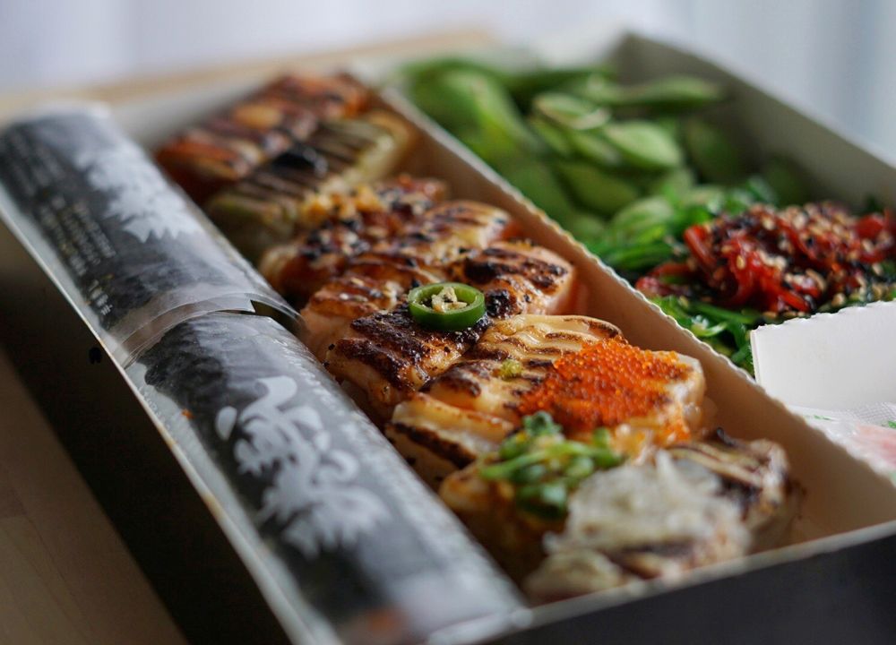 Torch Pressed Sushi