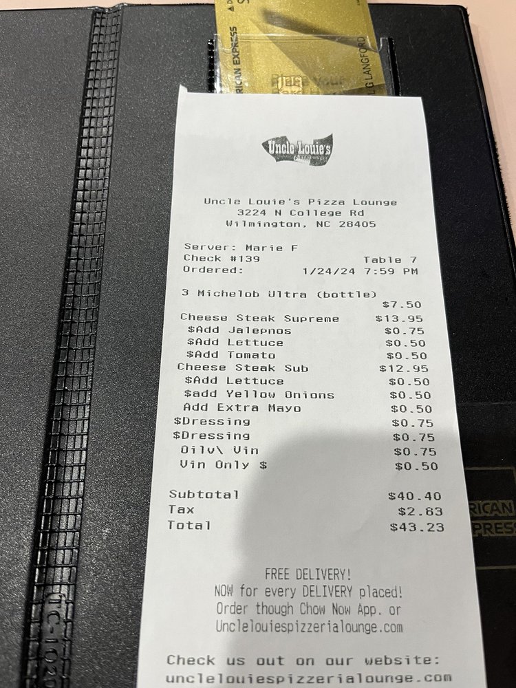 Uncle Louie's Pizza Lounge