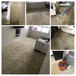 white rug cleaner