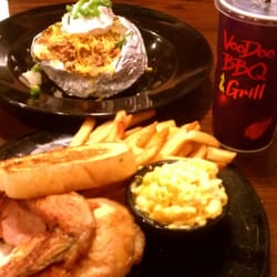 Voodoo Bbq Closed Barbeque 8853 Veterans Memorl Blvd Metairie Photo Of Voodoo Bbq Metairie La United States Baked Potatoes