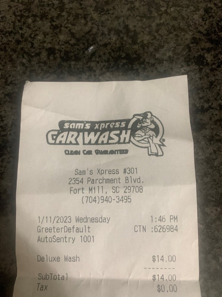 Sam's Xpress Car Wash