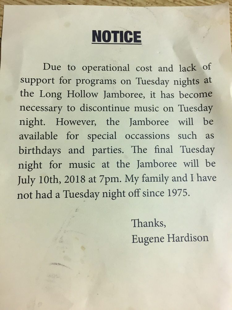 Long Hollow Jamboree & Restaurant