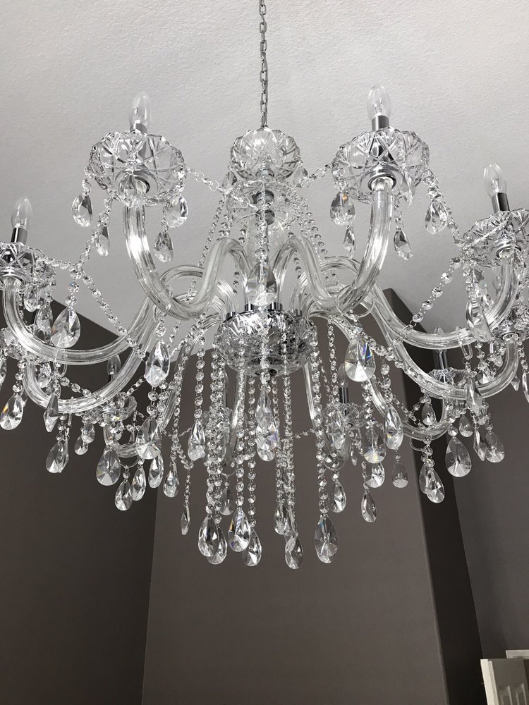 This Light Was No Small Task It Covered In Drywall Dust And Photo Of Witherspoon Chandelier Cleaning Los Angeles Ca United States This Light