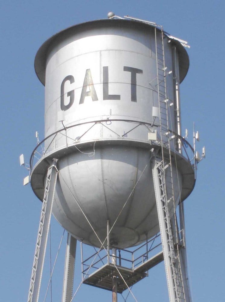 Galt Water Tower Landmarks & Historical Buildings C St & Sixth St